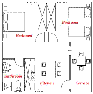 Bungalow 4 people